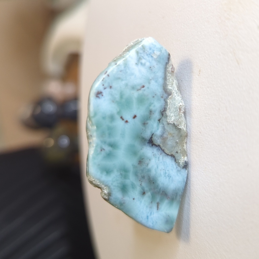 Larimar Polished Chunky Slab Piece